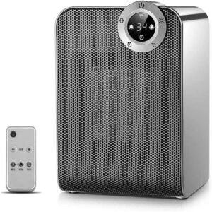 WENMENG2021 Electric radiators Ceramic Heater, with 8 Hour Timer and LED Display, Overheat Protection, Tip-Over Protection Switch Adjustable Thermostat for Bedroom Radiator Thermostat