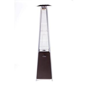 Winado Glass Tube Patio Heater-Mocha  Bronze