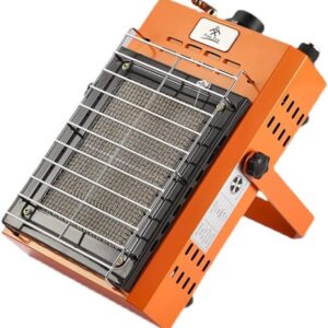 WJWA Butane Heater, Space Heater, Portable Gas Stove for Outdoor Camping Fishing Tents, 32 * 20 * 11 cm, Ceramic Heating Plate