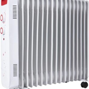 Yacanna Oil Filled Radiator, Energy Saving Radiators, Portable Electric Heater, Portable Oil Radiator Fan Heater, with Adjustable Thermostat Oil Heater-13tablets