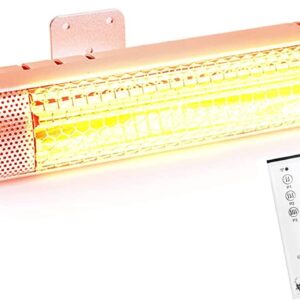 YJF-YTJ Wall-Mounted Electric Heater Electric Cooling and Heating Machine Remote Air Conditioner with Timer, 1800W Power Cooler & Heater for Living Room Bathroom