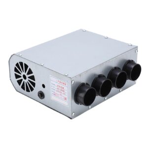 Ymiko Car Electric Heater,Car Electric Heater 4 Vent Hole Windscreen Defogger 3 Speed Adjustable 12V 80W Low Noise,3 Speed Car Heater