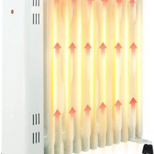 Yacanna Oil Filled Radiator Heater Portable, w/ 3 Heating Modes, Tip-Over & Overheat Protection, Electric Heater for Home Office Indoor