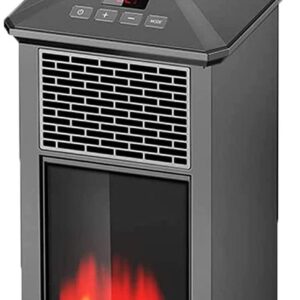 ZHANGYUEFEIFZ Propane Patio Heater Heaters Automatic Constant Temperature, 3D Simulation Flame Electric Fireplace Home Living Room Movable Remote Control Heater