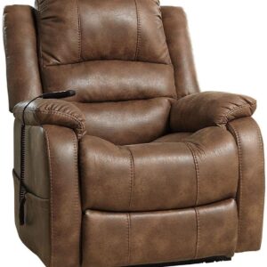 Brown Power Lift Recliner for Elderly