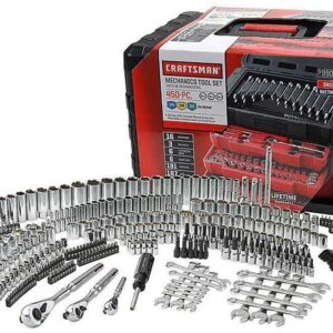 CRAFTSMAN 450-PIECE MECHANICS TOOL SET, RATCHET SOCKET HAND WRENCH TOOLSET