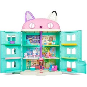 Gabby's Dollhouse, Purrfect Dollhouse with 15 Pieces Including Toy Figures, Furniture, Accessories and Sounds, Kids Toys for Ages 3 and up (Multicolor) (New-Multicolor)