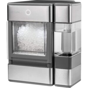 GE Profile OPAL01GEPKT Opal | Countertop Nugget Ice Maker, Stainless Steel Wrap with Gray Accents & LED Lighting