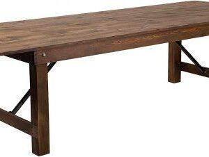 Antique Rustic Folding Farm Table