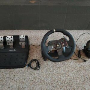 logitech g920 racing wheel and shifter For Xbox And PC.   Steering Wheel +…
