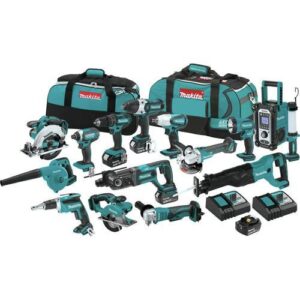Makita XT1501 18V LXT Lithium-Ion 15-Pc. Combo Kit (3.0Ah)