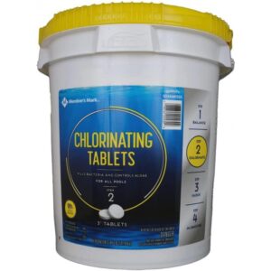 Members Mark Chlorinating Tablets 40LB 3″ Tablets.