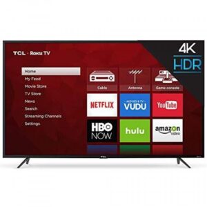 TCL 65″ Class 4K (2160P) Roku Smart LED TV (65S401)