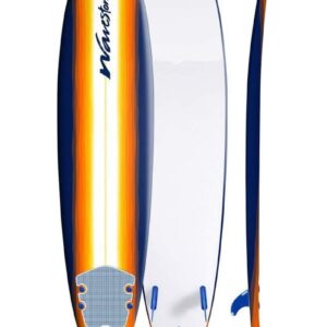 Wavestorm 8′ Surfboard, Sunburst Graphic