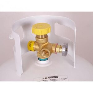 Worthington Empty Steel Propane Cylinder Tank Gas Pro Grade 100 lb Multi Valve