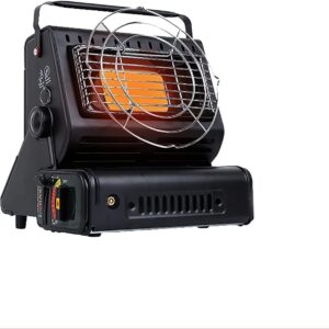 Camping Gas Heater 1.3KW Portable Butane Heater Compact 2 in 1 Portable Gas Heater Stove for Camping, Cooking, Ice Fishing, Hiking, Patio (Color : Dual Purpose Heater)
