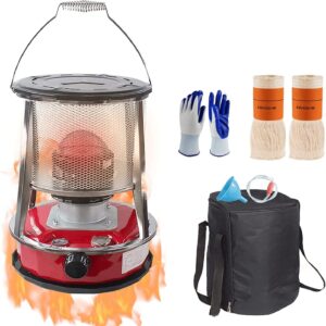 TXNNYLF Kerosene Heaters for Indoor Use, 4.6L Portable Kerosene Stove Heaternon Electric Heaters for Indoor Outdoor Camping Heating, Cooking, Warming