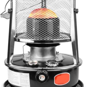 TXNNYLF Outdoor Kerosene Space Heaters Stove, 4.5L Kerosene Heaters for Indoor Use, Non Electric Heaters with Storage Bag for Indoor Camping to Boil Water for Cooking and Heating