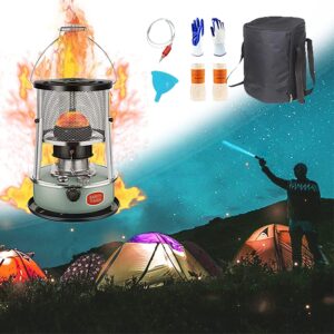 4.5L Kerosene Stove Heater, Kerosene Heater for Indoor Heating, 7800BTU/H, Adjustable Height, Use Time 15~18 Hours, 15㎡ Heating Range, for Outdoor, Patio, Deck, Camping, BBQ