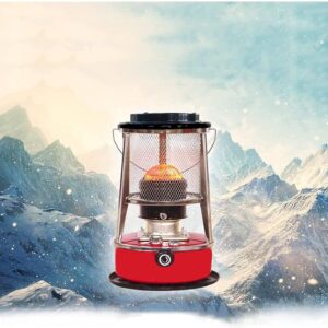 4.5L Portable Outdoor Kerosene Stove Heater, Camping, BBQ Picnic Stove, Home Patio Heating Stove, Red