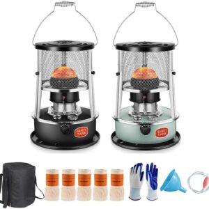 33x33x34cm Liftable Kerosene Stove, Portable Mobile Kerosene Heater, 33x33x46cm Outdoor Camping No Electric Petroleum Heater, Emergency Terrace Space Heater, Fuel Tank Capacity 4.5L