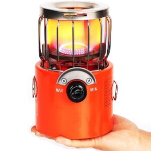 2000W Propane Radiant heater, Camping Stove Heating Cooker Portable Mini Gas Heater for Garages Workshops and Construction Sites
