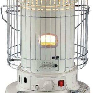 23800 BTU Convection Kerosene Heaters for Indoor Use Portable (White)