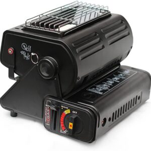 1.3KW Outdoor Heater Portable Dual-Use Camping Heating Stove, Multifunctional Gas Heater Gas Butane Stove Heater,Outdoor Heater Space Heater for Ice Fishing Camping Hiking Tent Picnic