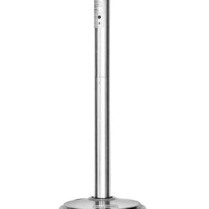 48000 BTU Outdoor Patio Propane Heater, 88in Tall Umbrella Outside Space Gas Heater with Wheels, Standing Tainless Steel Patio Floor Air Heater, for Commercial, Residential, Garden, Porch, Party, Deck