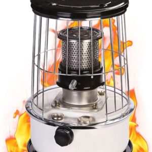 6L Kerosene Stove Heater, Portable Kerosene Space Heater, Non Electric Heater, Kerosene Heater Stove, Adjustable Flame, for Emergency Heating, Bedroom, Home, Office, Boat (Color : White)