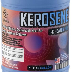 Alliance Chemical Kerosene – 1-K Heater Fluid – 15 Gallon Drum – Clean Burning Fuel – for: Heaters, Lanterns and Stoves – Domestically Sourced – Made in America