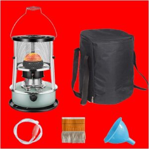 AMOCHO Kerosene Heaters for Indoor Use,Adjustable Height Kerosene Stove, Portable Tent Heater, with Storage Bag, Wick and Gloves, fire Power Adjustable,for Indoor Camping – 4.6L