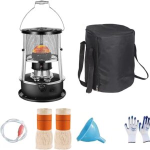 AMOCHO Portable Kerosene Heater Stove,4.5L Kerosene Stove Space Heater,Non Electric Heaters,Great Heat Output,Smoke- and Fuel-efficient,for Indoor Outdoor, Patio, Deck, Home