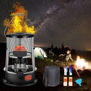 Automatic Flameout Kerosene Heater, Portable Kerosene Stove Emergency Heating, 4.5L Capacity, Outdoor, Camping, BBQ, Ice Fishing, Heated Kettle