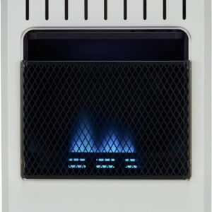 Avenger Dual Fuel Ventless Blue Flame Gas Space Heater – 10,000 BTU, T-Stat Control – Model# FDT10BFA-R (Renewed)