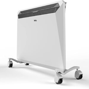 Ballu Convection Space Heaters for Indoor Use Large Room，1500W Whole Room Quiet heating with Auto Thermostat，24h Timer，Standing/Wall mount，Energy Efficient Electric Panel Heater for Bedroom，Bathroom