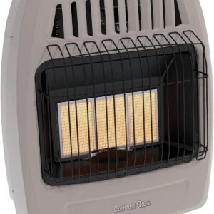 Comfort Glow KWP392 Propane Infrared Vent  Wall Heater 3 Plaque 18000 Btu Beige, 1 Piece, White