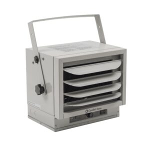 Comfort Zone 5,000W,Electric, Ceiling-Mounted, 3-Setting, Fan-Forced Industrial Heater, Grey