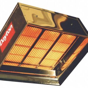 DAYTON 5VD65 Commercial NG Gas Infrared Flat Panel Heater 90,000 BtuH Input 22 1/2 in H x