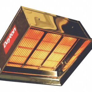 Dayton Gas Infrd Flat Panel Heater,LP,90000BtuH  3E462
