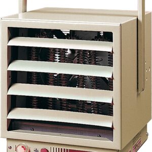 Dimplex 1/3-Phase Industrial Unit Heater with Built-in Thermostat and Contactor, Model: EUH10B74CT, 480V, 10kW, Almond