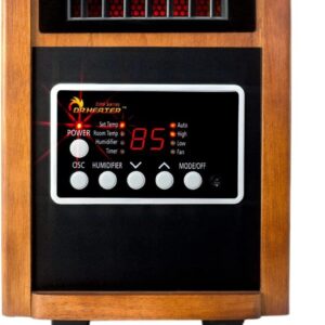 Dr Infrared Heater DR998, 1500W, Advanced Dual Heating System with Humidifier and Oscillation Fan and Remote Control