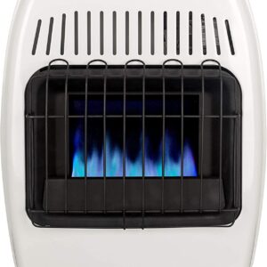 Dyna-Glo 10,000 BTU Liquid Propane Blue Flame Vent  Wall Heater, White