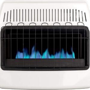 Dyna-Glo 30,000 BTU Natural Gas Blue Flame Vent  Wall Heater, White