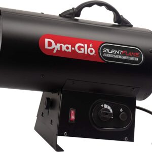 Dyna-Glo 60,000-BTU Quiet Portable Propane Forced Air Heater, Black