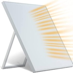 Electric Wall Mounted Space Flat Panel heater, 120V 350W Convection Heater for Indoor Use, Portable with Back Stand – Ideal for 110 Sq Ft Room, Energy Efficient- Overheat Protection