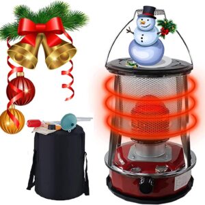 Flxsxq Kerosene Stove Heater,9000 BTU Indoor Kerosene Space Heater, Non Electric Emergency Heaters,for Heating Boiling Water Cooking Outdoor Tents Fishing