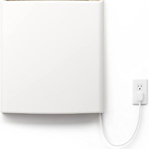 Envi Plug-in Electric Panel Wall Heater for Home, Energy Efficient, Child Safe, Quiet, Great for Bedrooms, Bathrooms, Office, Kitchen, Garage, Tip-Over Protection, Comfort-Level Adjustable Thermostat