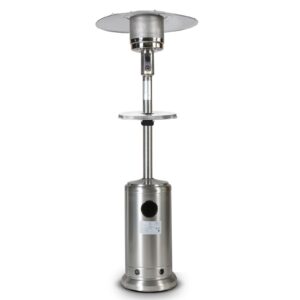 EZSPTO 46000BTU Stainless Steel Propane Patio Heater for dinner party , family gathering , garden , backyard , restaurant , coffee shop , schools XH,Space Heaters & Accessories,as pic