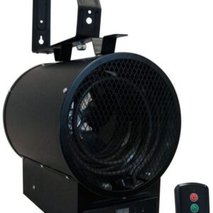 Fahrenheat 240V 4800W Garage Electric Heater with Remote – Black, FLCH4R